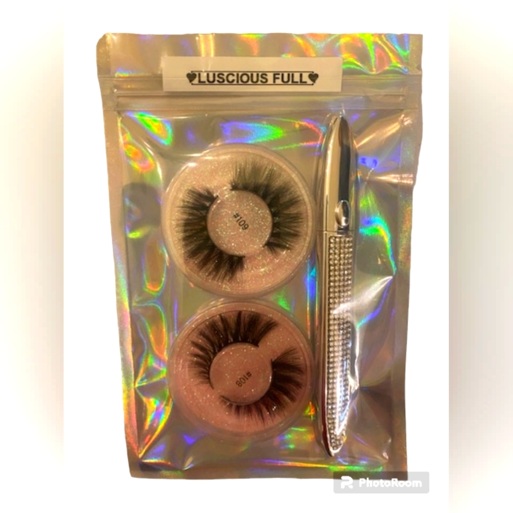 Luscious Full Lashes and EyeLash Glue/ Eyeliner Pen
